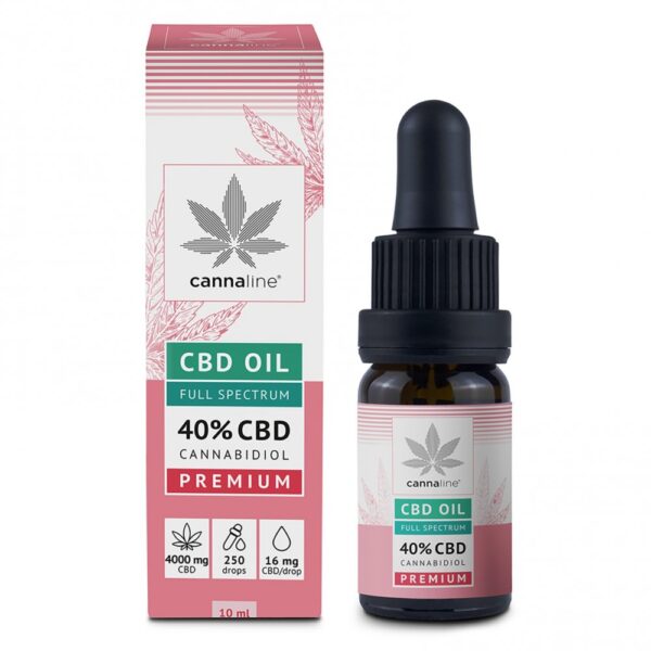 CANNALINE Premium CBD-Hanföl 40%, 4000 mg, (10 ml)