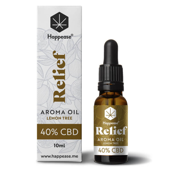 Happease Relief CBD Öl Lemon tree, 40% CBD, 4000 mg, (10 ml)